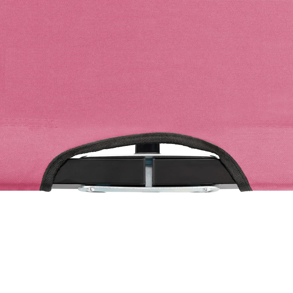 2-personers liggestol foldbar stål pink