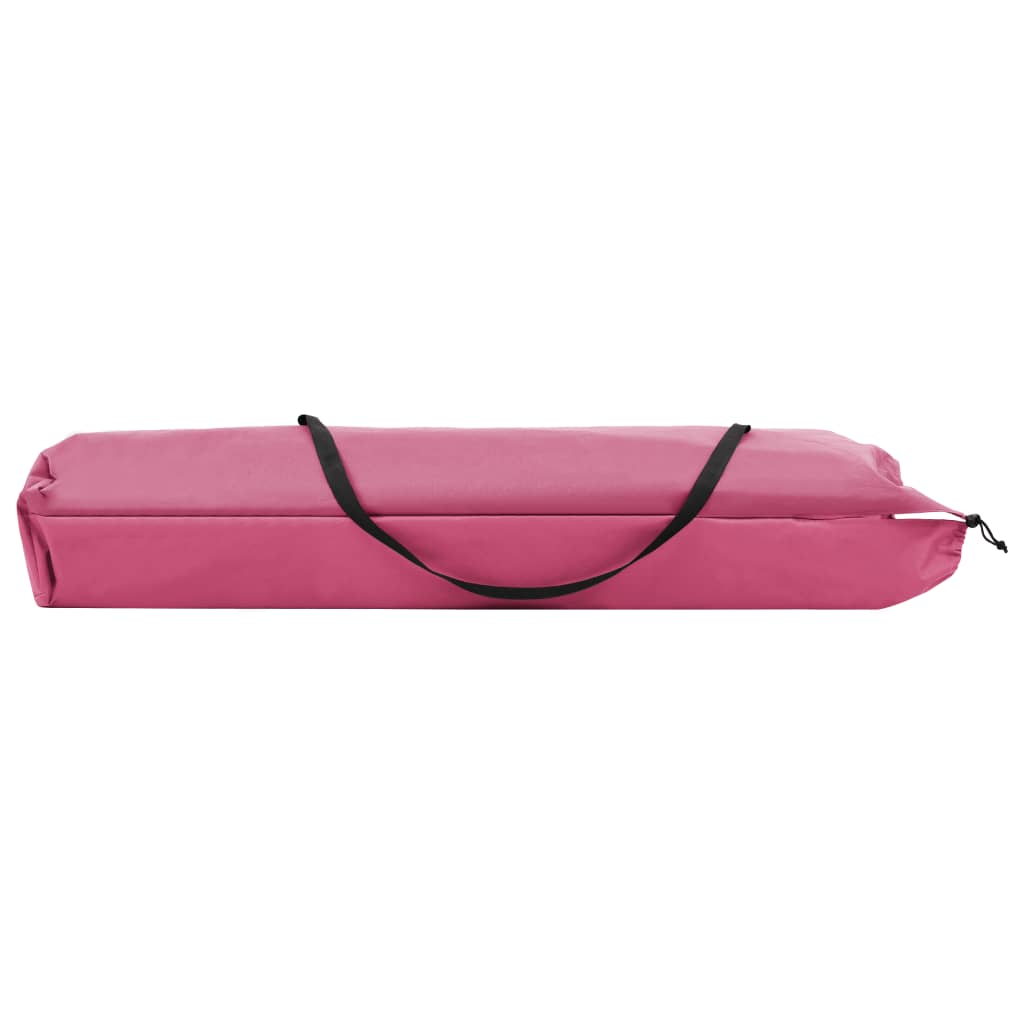 2-personers liggestol foldbar stål pink