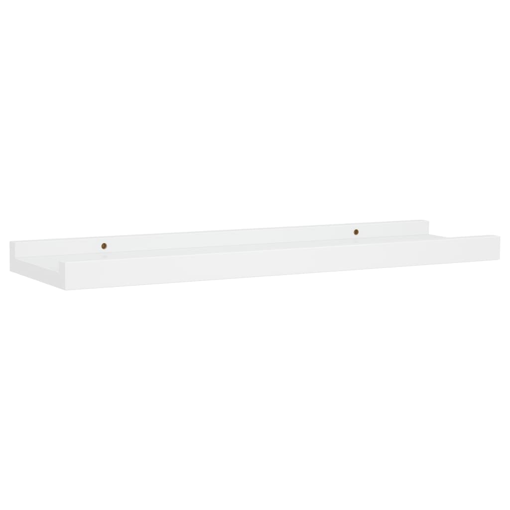 gallerihylder 2 stk. 40x9x3 cm MDF hvid