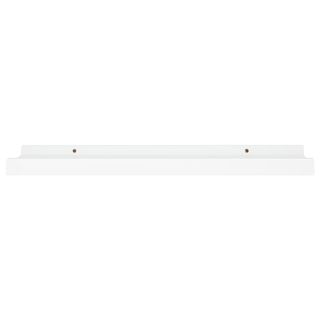 gallerihylder 2 stk. 40x9x3 cm MDF hvid