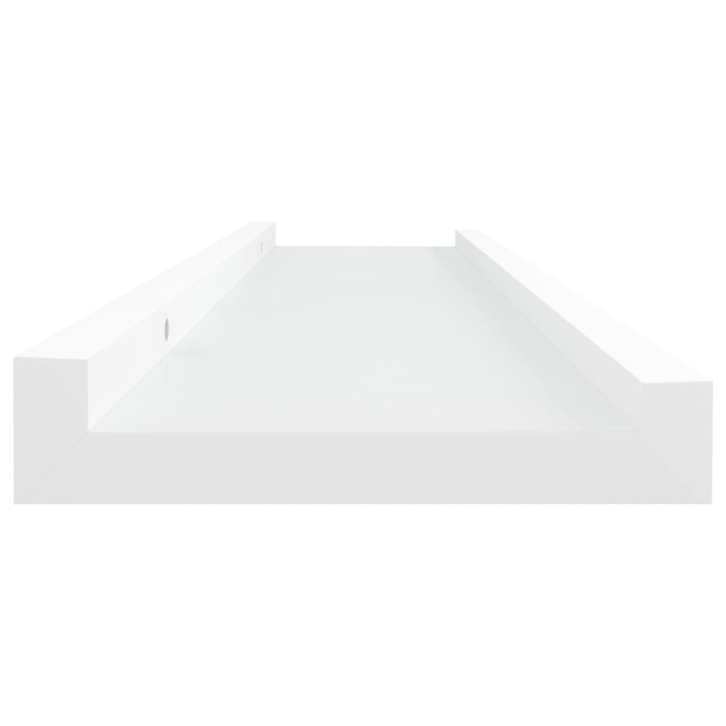 gallerihylder 2 stk. 40x9x3 cm MDF hvid