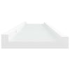 gallerihylder 2 stk. 40x9x3 cm MDF hvid
