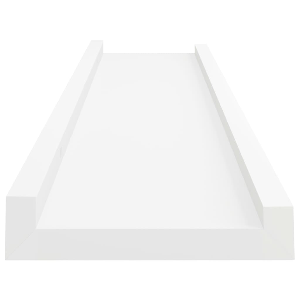 gallerihylder 2 stk. 40x9x3 cm MDF hvid