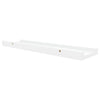 gallerihylder 2 stk. 40x9x3 cm MDF hvid