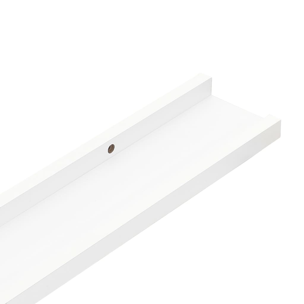 gallerihylder 2 stk. 40x9x3 cm MDF hvid