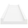gallerihylder 2 stk. 60x9x3 cm MDF hvid