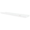 gallerihylder 2 stk. 60x9x3 cm MDF hvid