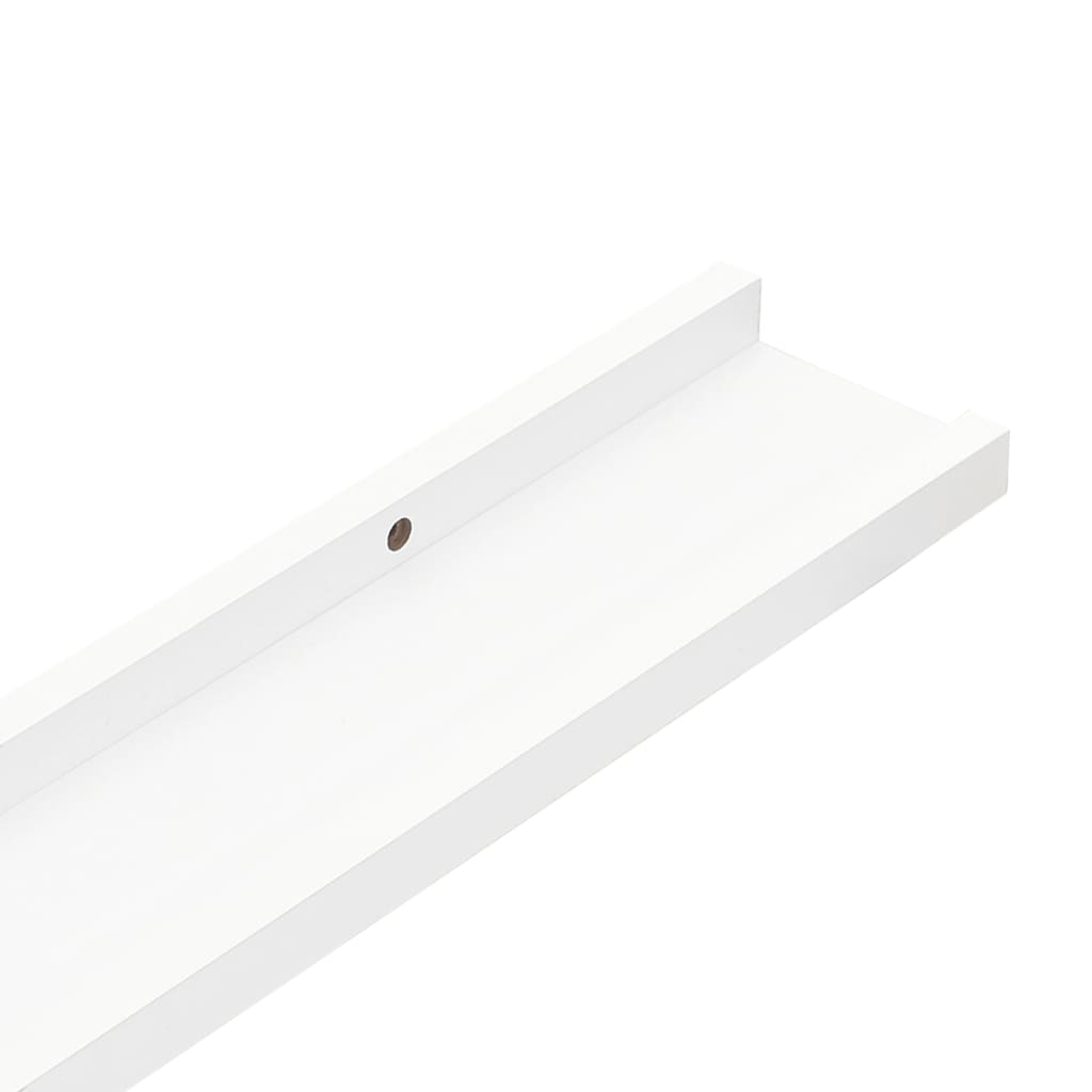 gallerihylder 2 stk. 60x9x3 cm MDF hvid