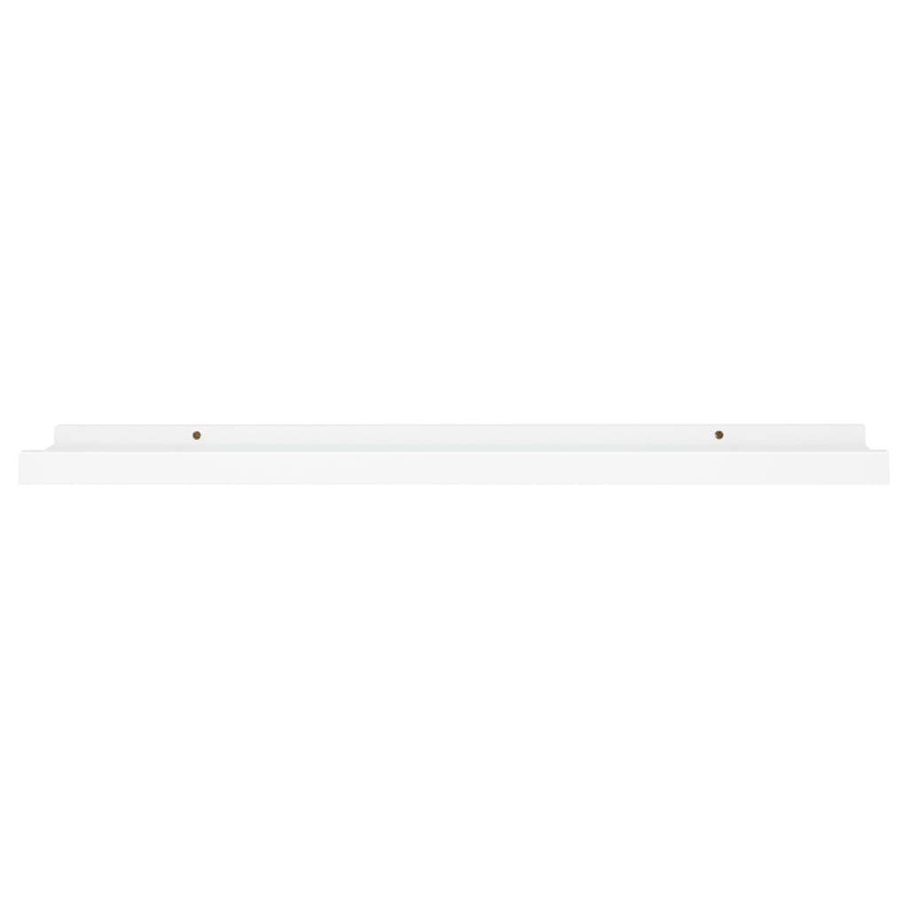 gallerihylder 2 stk. 80x9x3 cm MDF hvid