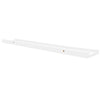 gallerihylder 2 stk. 80x9x3 cm MDF hvid