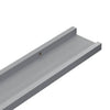 gallerihylder 2 stk. 80x9x3 cm MDF grå