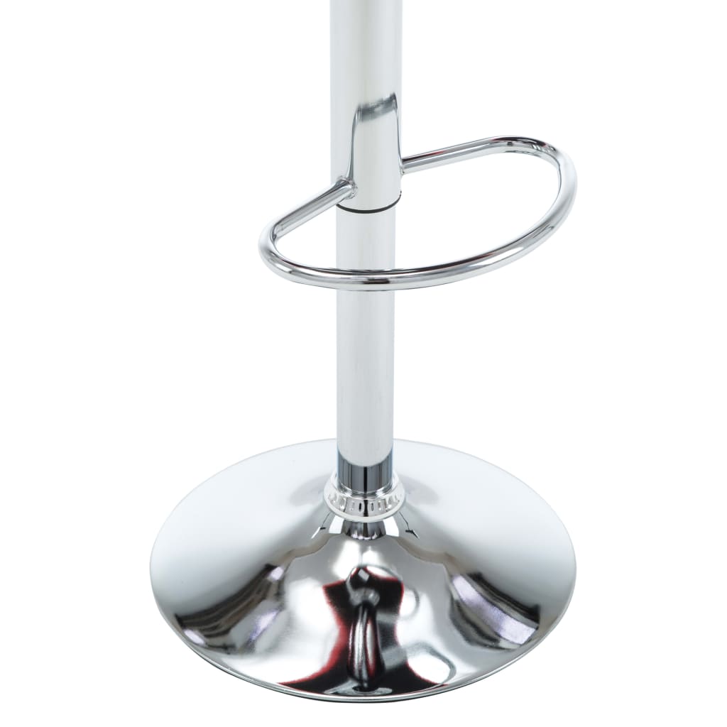 barstole 2 stk. kunstlæder hvid