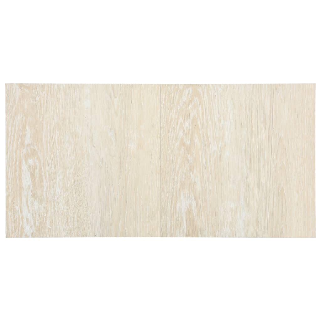 selvklæbende gulvbrædder 55 stk. 5,11 m² PVC beige
