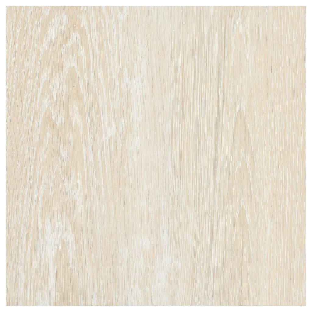 selvklæbende gulvbrædder 55 stk. 5,11 m² PVC beige