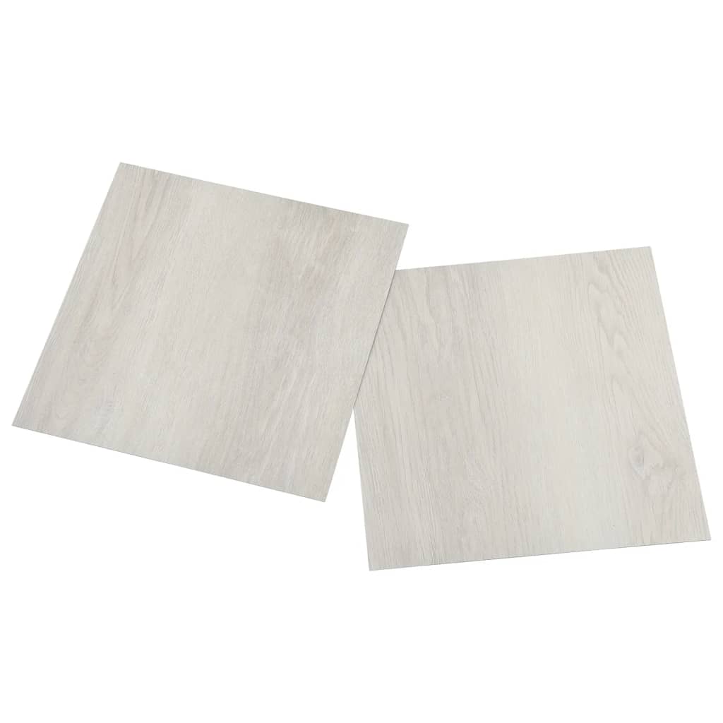 selvklæbende gulvbrædder 55 stk. 5,11 m² PVC beige