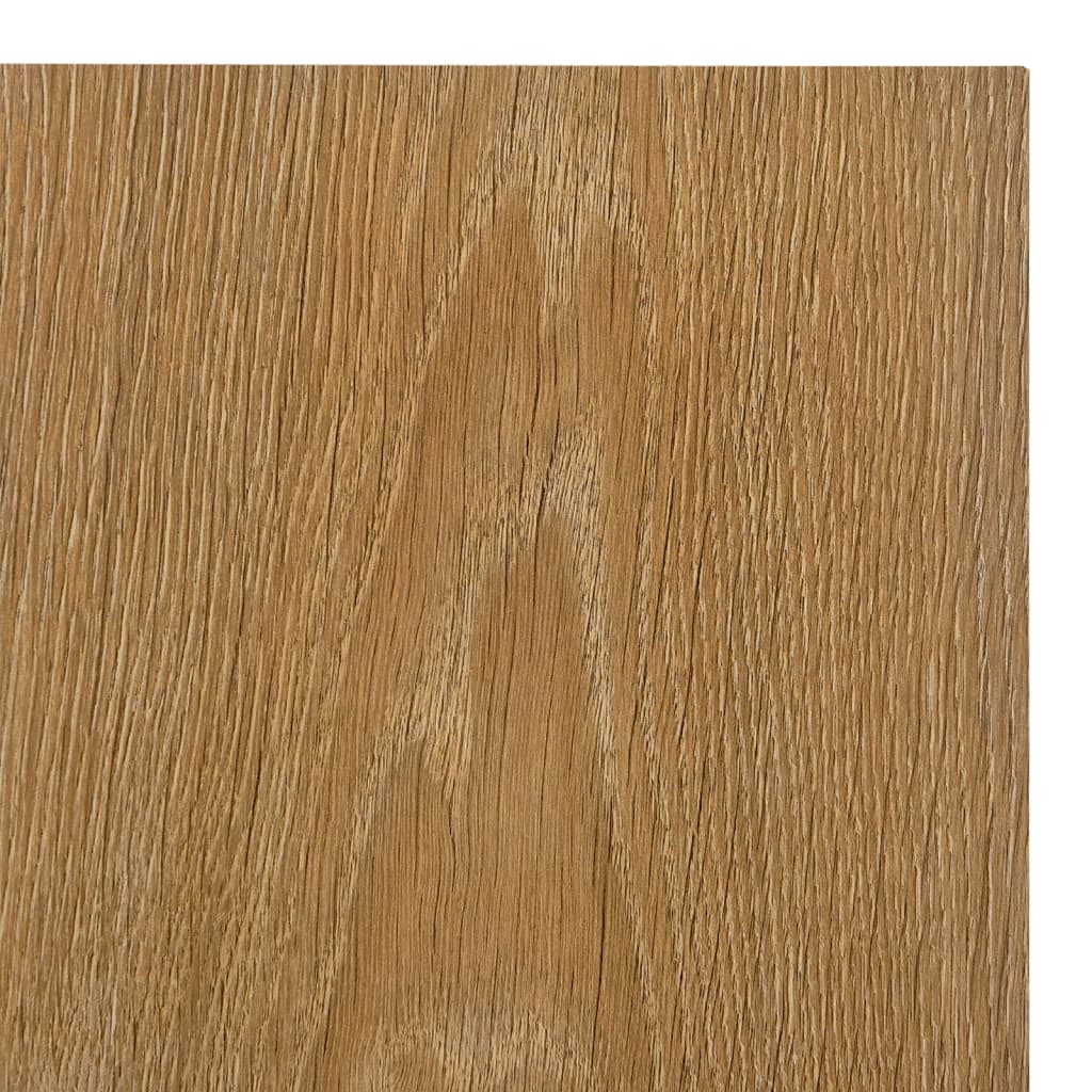 selvklæbende gulvbrædder 55 stk. 5,11 m² PVC brun
