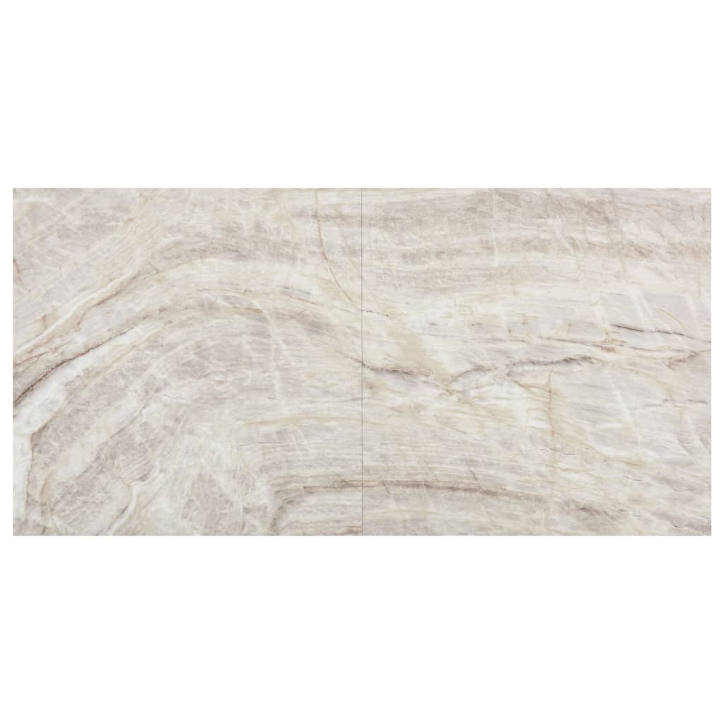 selvklæbende gulvbrædder 55 stk. 5,11 m² PVC beige