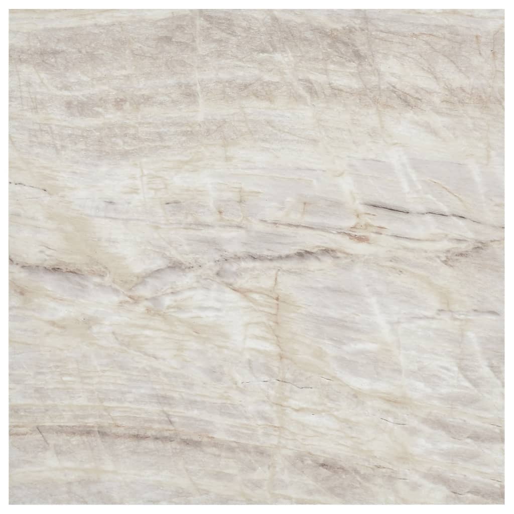 selvklæbende gulvbrædder 55 stk. 5,11 m² PVC beige