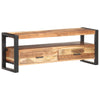 tv-skab 120x35x45 cm massivt træ med honningfarvet finish