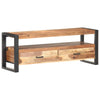 tv-skab 120x35x45 cm massivt træ med honningfarvet finish
