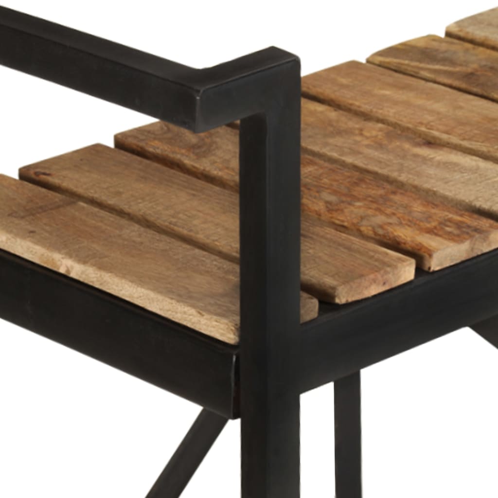 køkkenvogn 87x36x81 cm massivt mangotræ