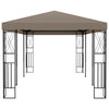 pavillon 6x3 m stof gråbrun