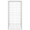gabionvæg med dæksler 60x50x100 cm galvaniseret stål