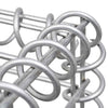 gabionvæg med dæksler 300x30x200 cm galvaniseret stål
