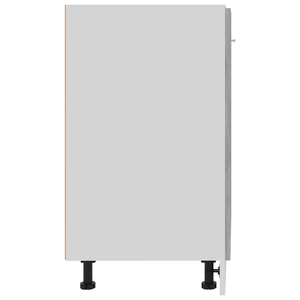 underskab "Lyon" betongrå 60x46x81,5 cm konstrueret træ