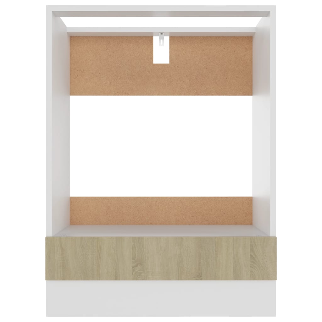 ovnskab "Riga" Sonoma eg 60x46x81,5 cm konstrueret træ
