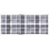 stolehynder m. høj ryg 4 stk. 120x50x3 cm stof gråternet
