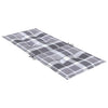 stolehynder m. høj ryg 6 stk. 120x50x3 cm stof gråternet