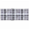 stolehynder m. høj ryg 6 stk. 120x50x3 cm stof gråternet