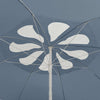 strandparasol 300 cm blå