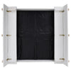 sandkasse 95x90x15 cm fyrretræ hvid