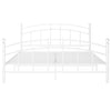 sengestel 160x200 cm metal hvid