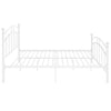 sengestel 160x200 cm metal hvid