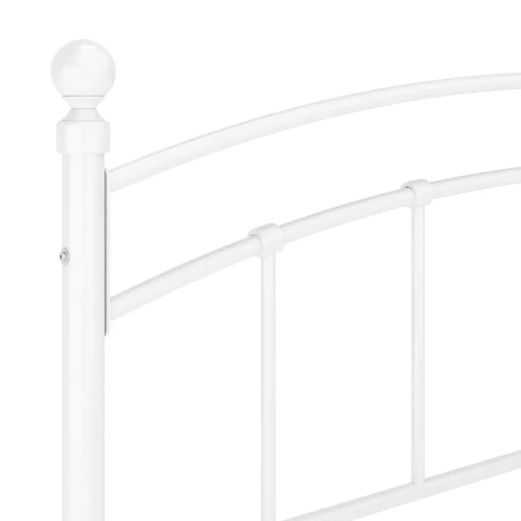 sengestel 160x200 cm metal hvid