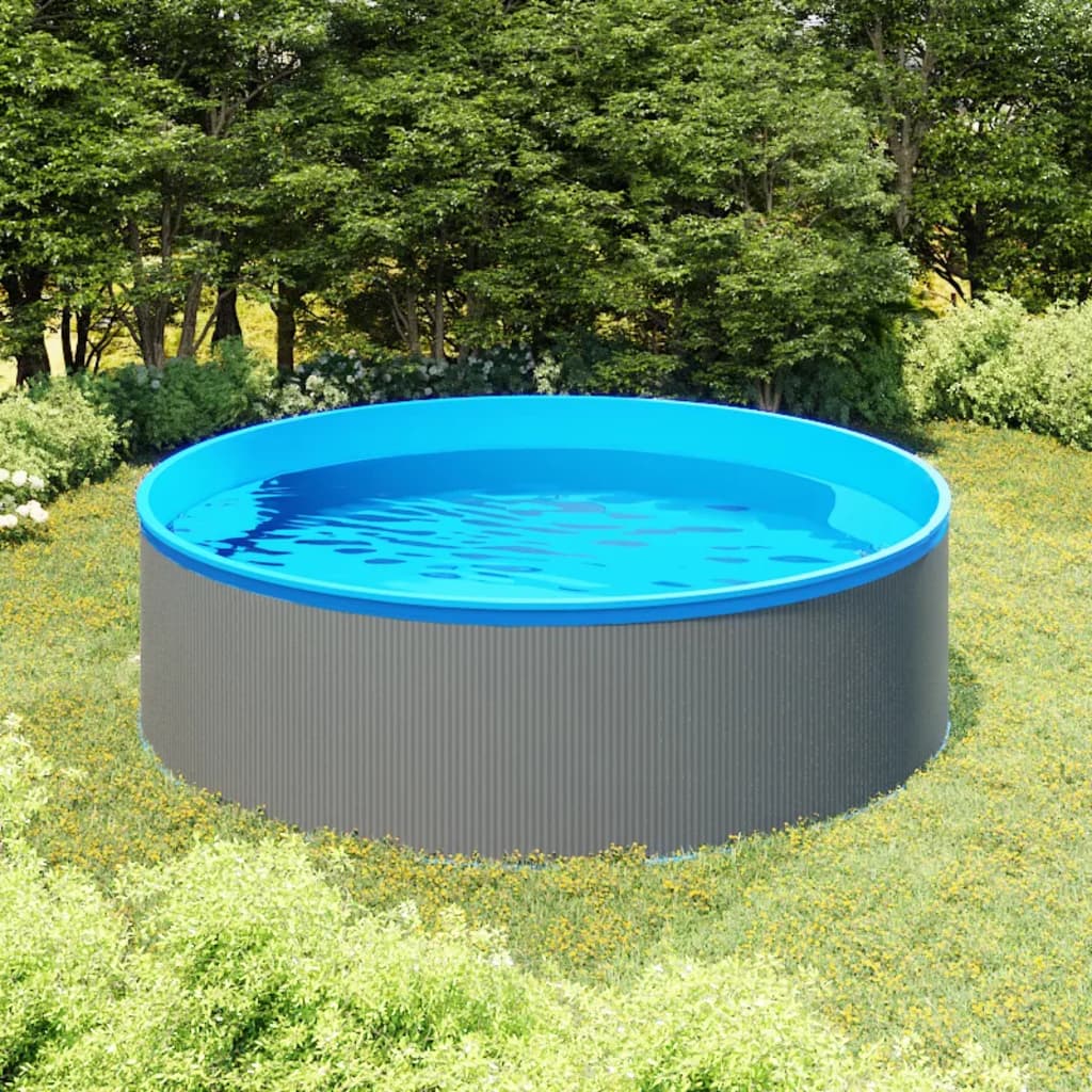 pool 350x90 cm grå