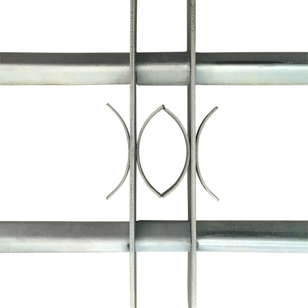 justérbart sikkerhedsgitter til vinduer 2 stk. 700-1050 mm