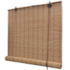 rullegardiner 2 stk. 100x160 cm bambus brun