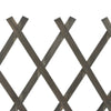 espalier til haven 120x90 cm massivt fyrretræ grå