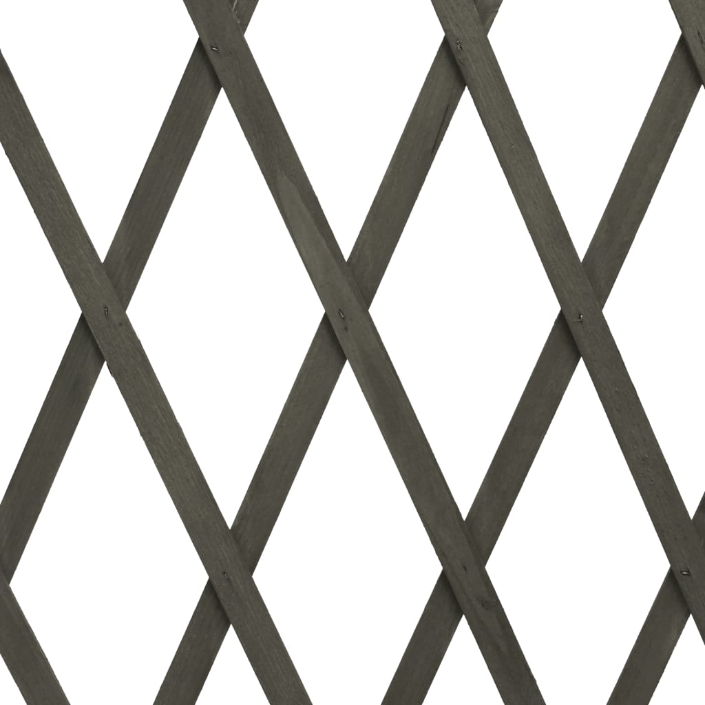 espalier til haven 180x100 cm massivt fyrretræ grå