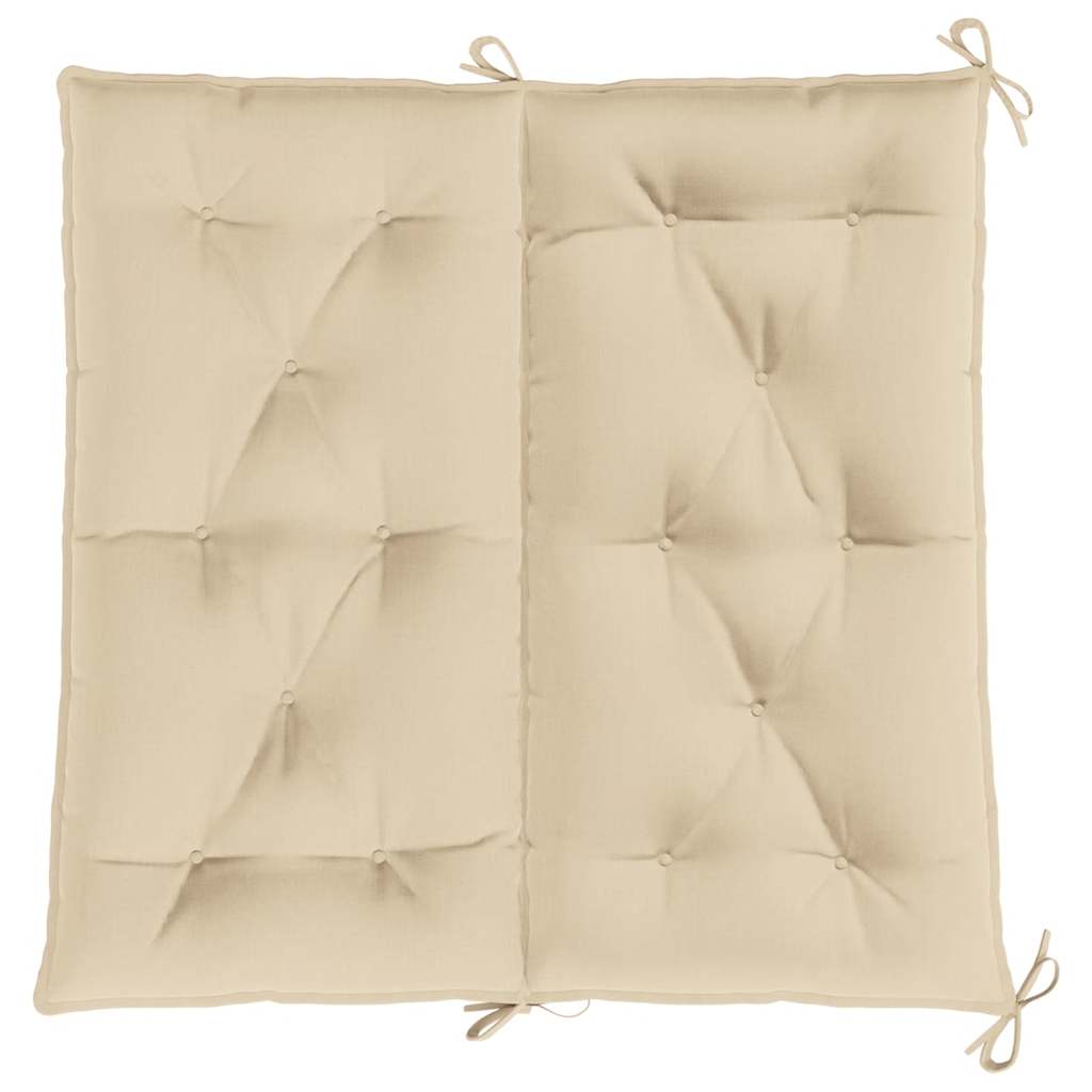 hynde til havebænk 100x(50+50)x7 cm oxfordstof beige