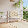 hynde til havebænk 100x(50+50)x7 cm oxfordstof beige