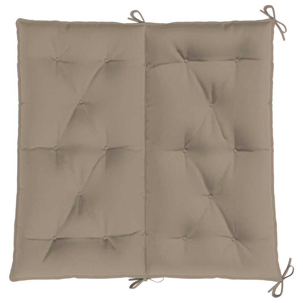 hynde til havebænk 100x(50+50)x7 cm oxfordstof gråbrun