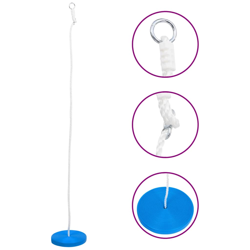 gynge 200 cm blå