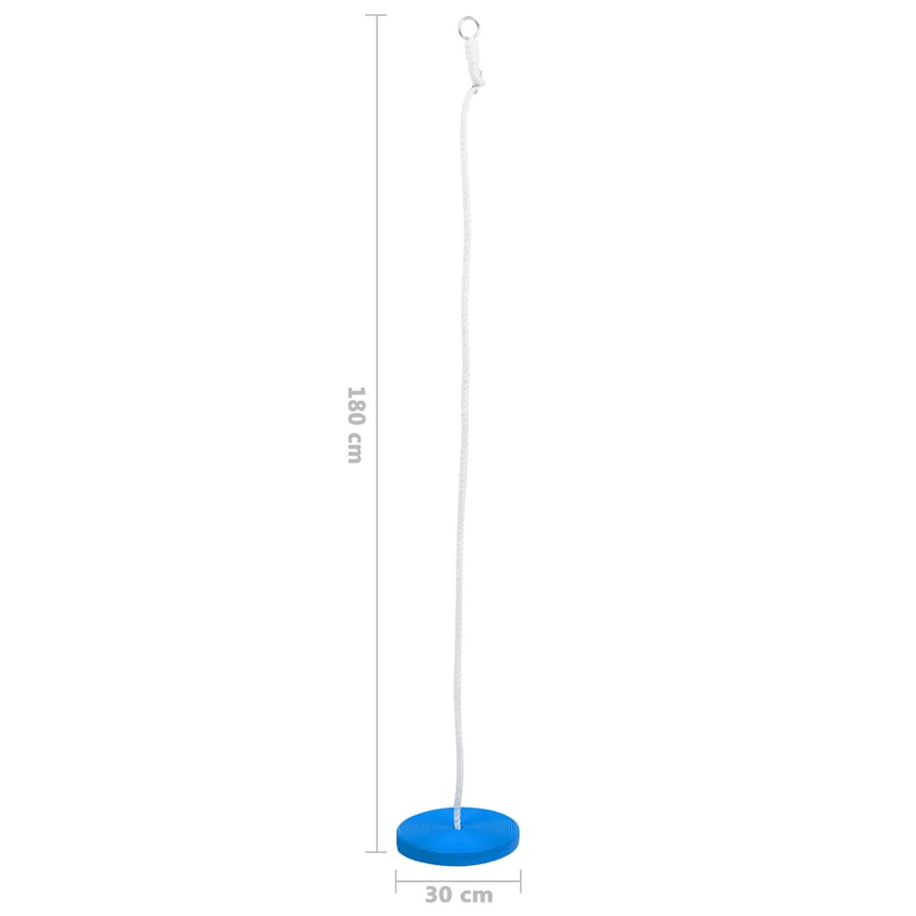gynge 200 cm blå