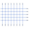 klatrenet 200x150 cm blå