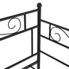 sengestel til sovesofa 90x200 cm metal sort